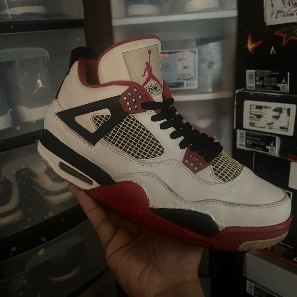 2012 release fire reds 4s size 10.5 wore heavily